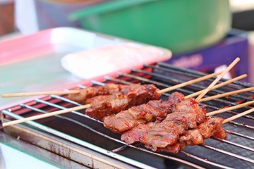 pork roast on street food