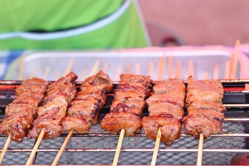 pork roast on street food