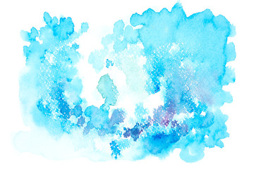 blue watercolor