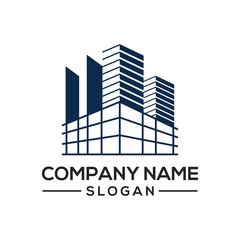 Building construction design to be used as a logo icon template for business constructors and more.