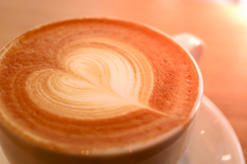 Cup of coffee on the table