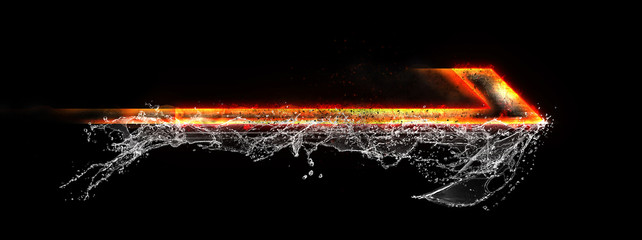 Fire and water arrow