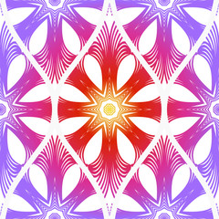 Decorative Floral Ornament. Seamless Pattern. Vector Illustration. Tribal Ethnic Arabic, Indian, Motif. Print Cloth, Clothes, Banner, Cover, Card, Fashio, interior, Website, Wrapper.