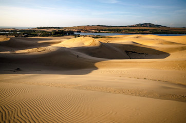 Fototapeta na wymiar White sand dune, Mui Ne, Vietnam