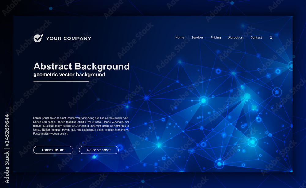 Canvas Prints technology, science, futuristic background for website designs. abstract, modern background for your