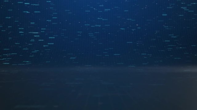 Digital Information Background 4K