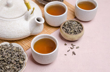 Traditional Asian tea ceremony.