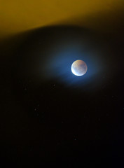 eclipse of moon in the sky