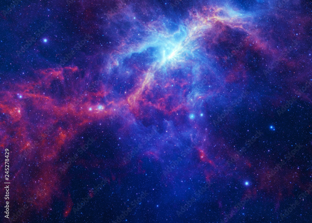 Wall mural distant planet - elements of this image furnished by nasa