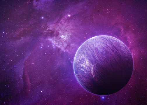 Distant Planet - Elements of this Image Furnished by NASA © Eugenia