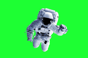 Green Screen Astronaut - Elements of this Image Furnished by nASA - obrazy, fototapety, plakaty