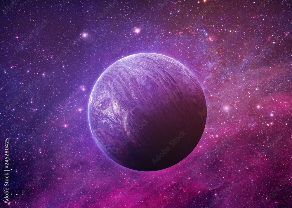 Wall mural alien world - elements of this image furnished by nasa