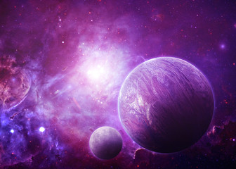 Alien World - Elements of this Image Furnished by NASA