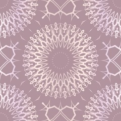 Design For Square Fashion Print. For Textile, fabric printa. Seamless Floral Pattern. Vector Illustration.