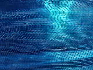 Naklejka premium blue plastic net texture
