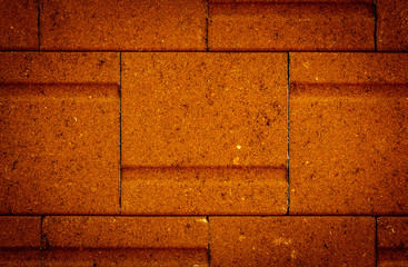 Texture of the old red brick wall