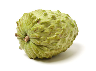 Custard apple isolated on white background,annona