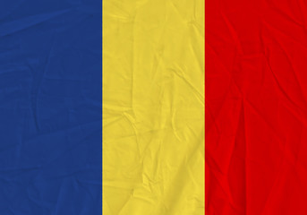 Chad grunge flag