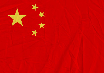 China grunge flag