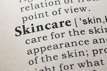 definition of skincare