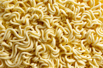 instant noodles or dried noodles as background