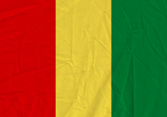 Guinea grunge flag