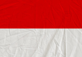 Indonesia grunge flag