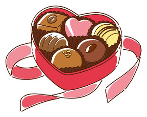 Valentine's chocolate Assorted gift - 245286451