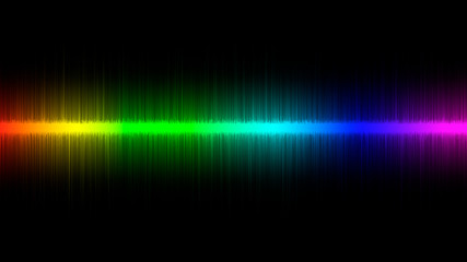 Abstract horizontal sound line equalizer background. Music wave effect lines. Colorful line 