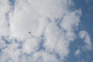 Copter in the sky