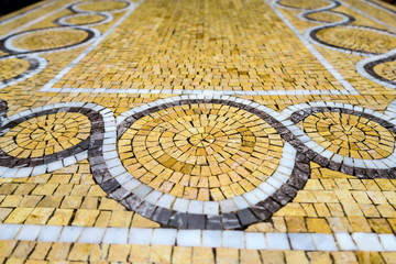 mosaic tile background of texture, photo as background