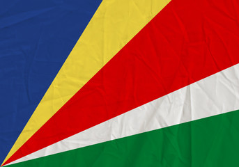 Seychelles grunge flag