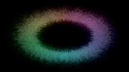 Abstract colorful circle