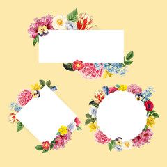 Floral background illustration