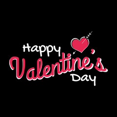 Happy Valentine's Day! Valentines SVG Vector Design