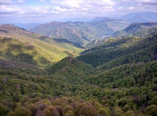 view of mountains