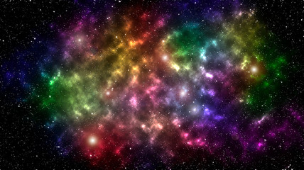 Beautiful constellation backdrop. Abstract colorful constellation background. Art space texture. 