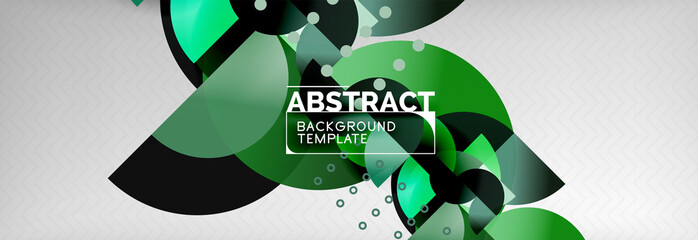 Circle composition abstract background