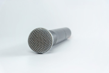 microphone on a white background