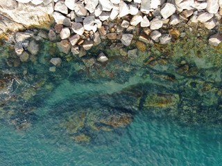 Sea seen from above