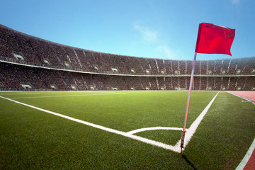 stadium with fans before the match. © Kris Petkong