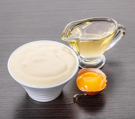 ingredients for making mayonnaise