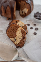 Traditional chocolate gugelhupf 