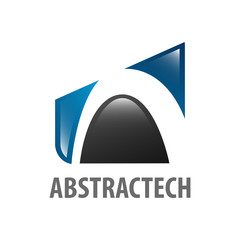 Abstract technology logo concept design. Symbol graphic template element