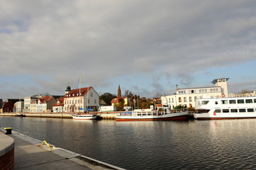 Ueckermünde am Stadthafen