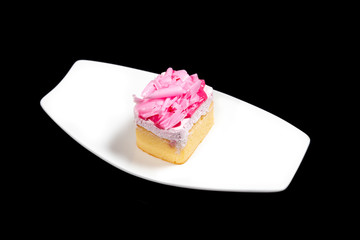 Sweet Cake on white dish