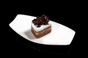 Sweet Cake on white dish