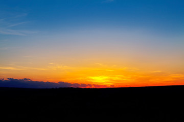 Gentle Sky Background at twilight 