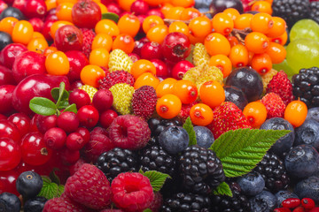 fresh berries background
