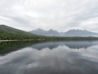 Manapouri Lake, New Zealand, South Island, NZ